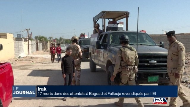 Irak : 17 morts dans des attentats à Bagdad et Fallouja, revendiqués par l'EI