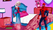 Crying Masha wants Lollipop from Spiderman l Spiderman Vs Elsa and Finger Family Collection !