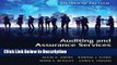 [Download] Auditing and Assurance Services (16th Edition) [PDF] Online