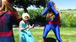 Frozen Elsas UNICORN Party Compilation! Spiderman Joker Prank Supergirl Bad Baby Mermaid Superhero