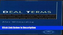 [PDF] Deal Terms - The Finer Points of Venture Capital Deal Structures, Valuations, Term Sheets,