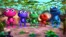 Frog Finger Family | Nursery Rhymes Collection | 3D Finger Family Songs