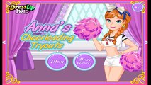 Annas Cheerleading Tryouts - Frozen Video Games For Kids