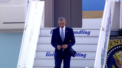Obama inicia en Grecia su último viaje oficial a Europa