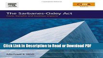 Read The Sarbanes-Oxley Act: costs, benefits and business impacts Free Books