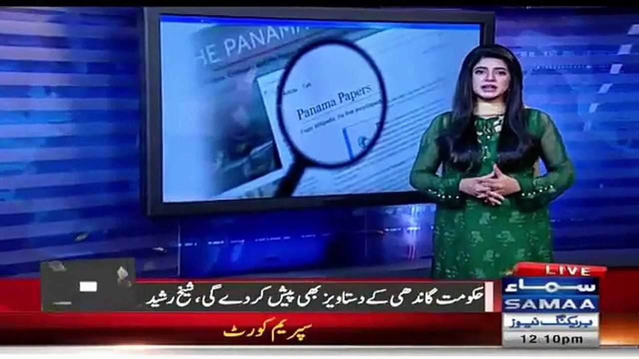 Special Conversation of Chief Justice and Sheikh Rasheed on Panama Leaks Case