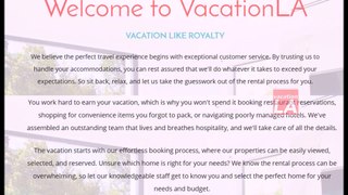Luxury Vacation Rentals Los Angeles | Call Now 424-253-3600