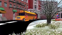 Wheels On The Bus Go Round And Round | Children Nursery Rhymes Collection 3D Animation