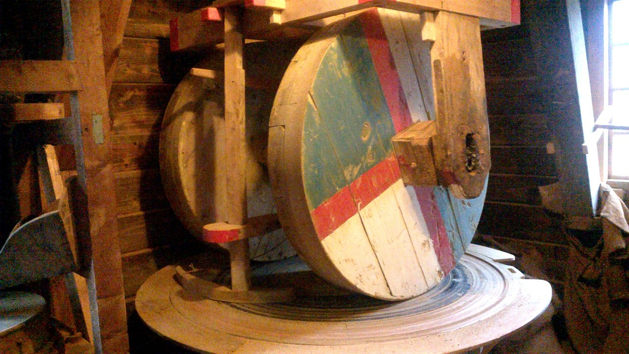 ruedas de molino de viento en Zaanse Schans, Holanda