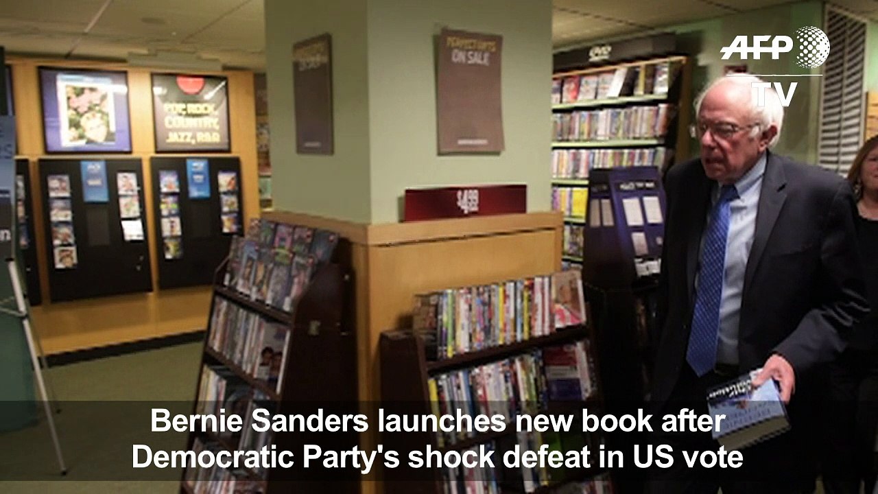 Bernie Sanders launches new book after Democrats' shock defeat