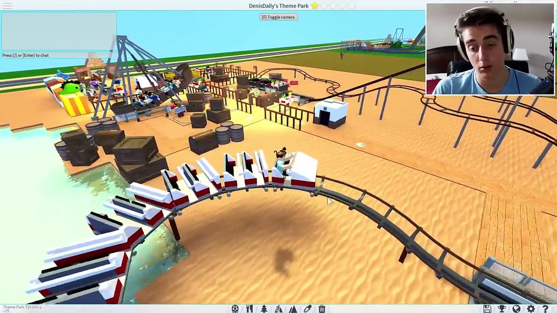 Roblox Adventures Theme Park Tycoon 2 Dropper Of Death Video Dailymotion - roblox water slide games