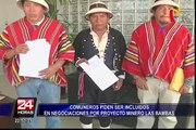 Comuneros piden ser incluidos en negociaciones por proyecto minero Las Bambas