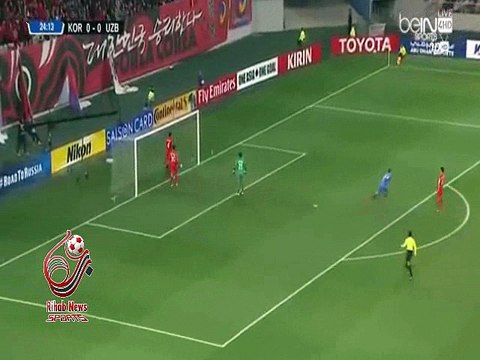 اهداف مباراة ( كوريا الجنوبية 2-1 أوزبكستان ) تصفيات اسيا لكأس العالم