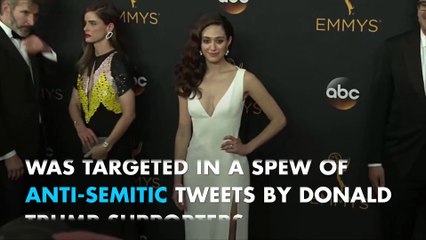 Emmy Rossum targeted by anti-Semitic Trump supporters on Twitter