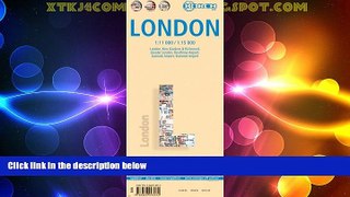 Big Deals  London (England) 1:11,000 / 1:15,000 Street Map, waterproof BORCH  Best Seller Books