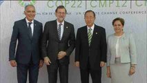 Mariano Rajoy, en la cumbre de Marrakech sobre el cambio climático