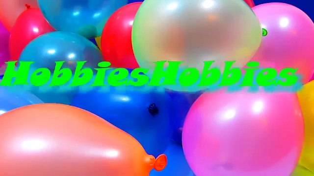 Popping 80 SURPRISE BALLOONS Pocoyo Teletubbies Disneyland Angry Birds Disney Cars Frozen Lego DBZ