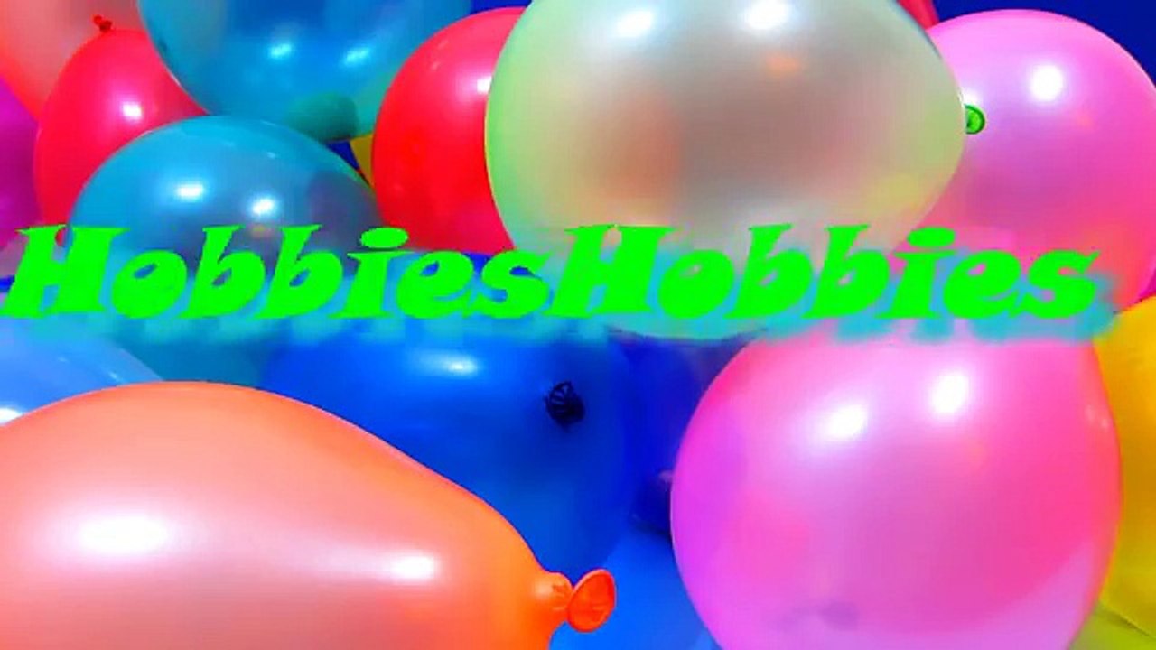 Popping 80 SURPRISE BALLOONS Pocoyo Teletubbies Disneyland Angry Birds Disney Cars Frozen Lego DBZ