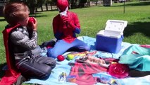 Spiderman Frozen Elsa Anna Prank Hulk Superman Batman Venom Joker Maleficent Superhero in real life