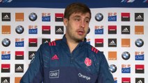 Rugby -XV de France: conférence de presse de Julien Le Devedec