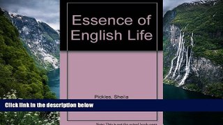 Deals in Books  Essence of English Life  Premium Ebooks Online Ebooks
