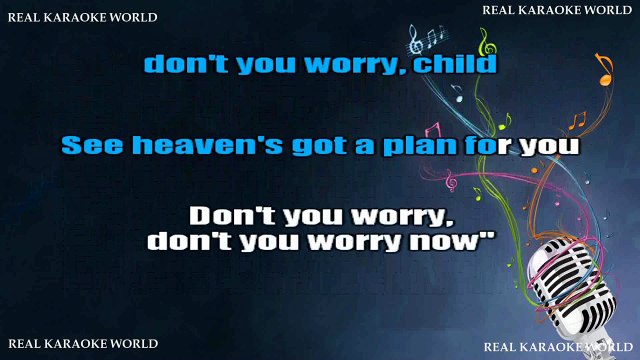 Swedish House Mafia feat John Martin - Don't worry child KARAOKE / INSTRUMENTAL