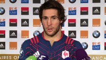 Rugby - XV de France: conférence de presse de Maxime Machenaud