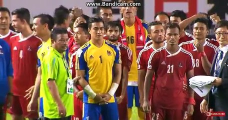 Nepal crowning ceremony champion of the AFC Cup Solidarity 2016