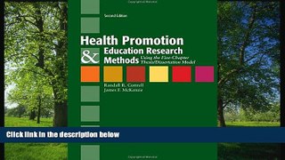 FREE DOWNLOAD  Health Promotion     Education Research Methods: Using The Five Chapter Thesis/