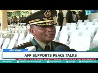 AFP supports Peace Talks