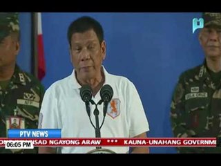 Pangulong Duterte, nanindigan kaugnay ng kanyang naging pahayag laban kay Sen. De Lima