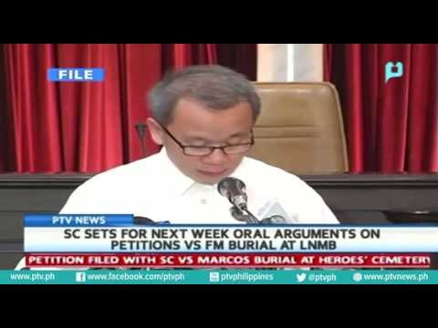SC sets for next week oral arguments on petitions vs. Marcos burial at LNMB