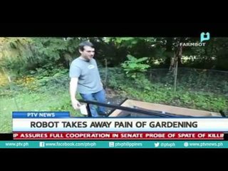Robot takes away pain of gardening