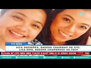 Aiza Seguerra, bagong chairman ng NYC; Liza Dino, bagong Chairperson ng FDCP