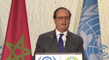 Cop22 à Marrakech : François Hollande défend un «accord irréversible en droit»