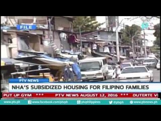 NHA's subsidized housing for Filipino families