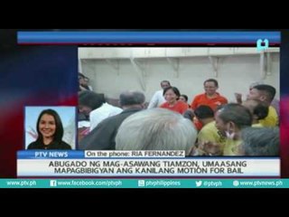 Abugado ng mag-asawang Tiamzon, umaasang mapagbibigyan ang kanilang motion for bail
