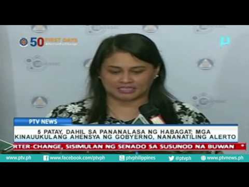 5 Patay dahil sa pananalasa ng Habagat mga kinauukulang ahensya ng gobyerno, nananatiling alerto