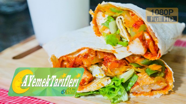 Tavuk Dürüm Nasıl Yapılır? | Sebzeli Tavuk Dürüm Tarifi