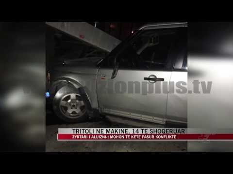 Tritoli në makinë, 14 të shoqëruar - News, Lajme - Vizion Plus