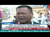 Sen. JV Ejercito, pinatawan ng Sandiganbayan ng 90-days suspension