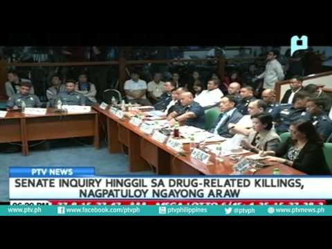 Senate inquiry hinggil sa drug-related killings, nagpatuloy ngayong araw