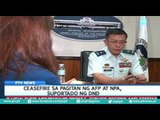 Ceasefire sa pagitan ng AFP at NPA, suportado ng DND