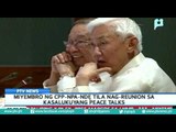 Miyembro ng CPP-NPA-NDF, tila nag-reunion sa kasalukuyang peace talks