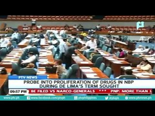 Probe into proliferation of drug in NBP during De Lima's term sought