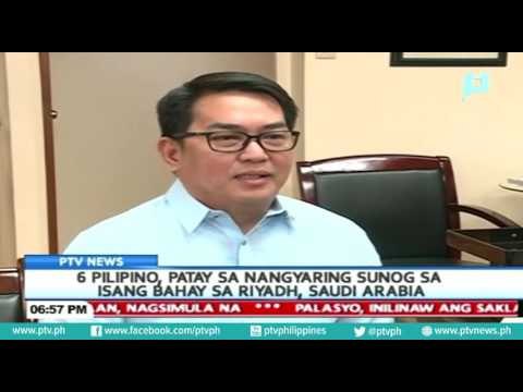 6 Pilipino, patay sa nangyaring sunog sa isang bahay sa Riyadh, Saudi Arabia