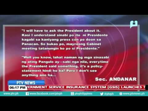 Sec Andanar, hihingi ng paglilinaw kay PRRD ukol sa naging pagbabanta nito na aalis ang PH sa UN
