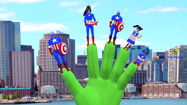 Batman Hulk Ironman Cartoon Finger Family Nursery Rhymes | Superman Spiderman Finger Family Rhymes