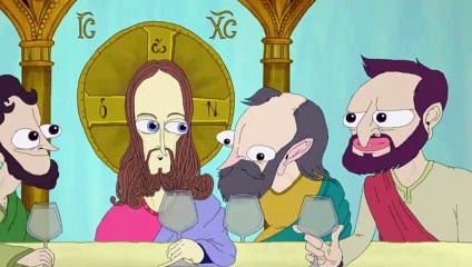 Jezus zamienia wodę w wino :)