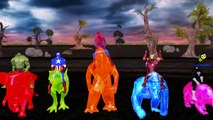 SuperHeroes Vs Gummy Animals | SuperHeroes Battles With Crazy Dinosaurs Godzilla King Kong Cartoon